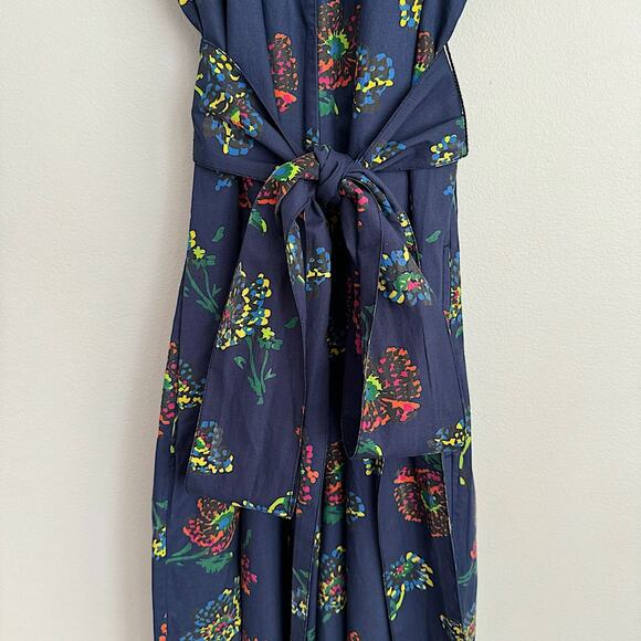 Ulla Johnson Coralie Wide Leg Jumpsuit in Midnight Floral Print - Picture 8 of 16
